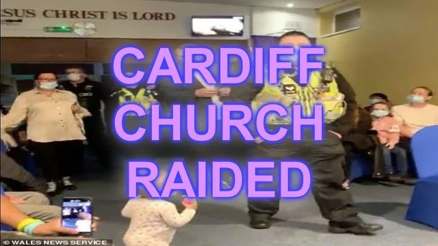 Welsh church raided by Police [YT UPLOAD]