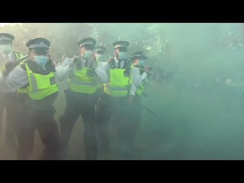 Police go for Sound Equipment  Hyde Park London didnt go well