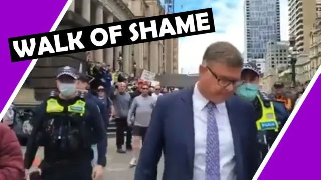 Watch AUSSIE Protestors SEND MSM On WALK OF SHAME - Hugo Talks #lockdown