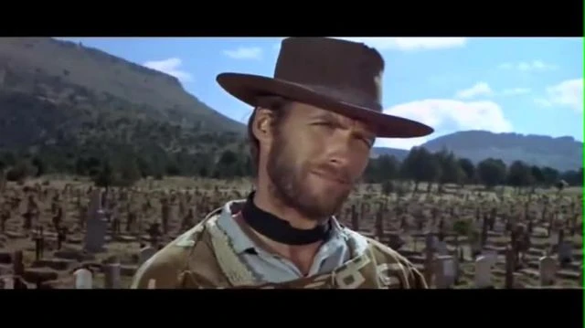 The Good The Bad & The Ugly final scene MEXICAN STANDOFF