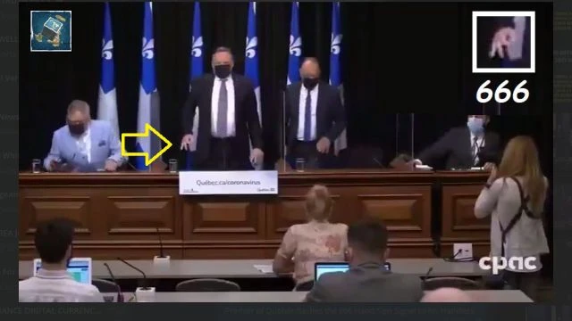 Premier of Quebec Shows His Allegiance to Satan