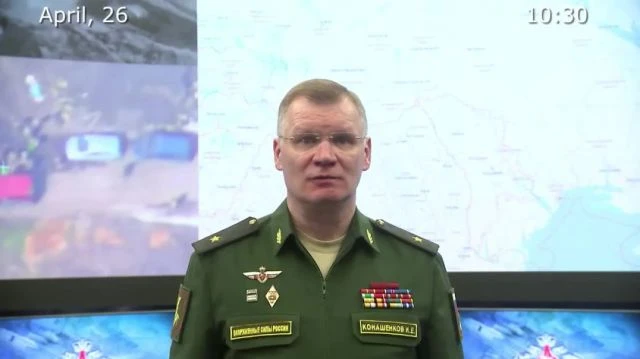 Latest briefing from the Russian Defence Ministry