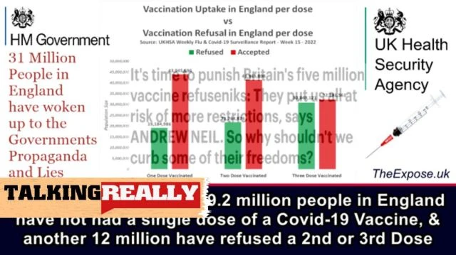 UKHSA data proves 20m unjabbed