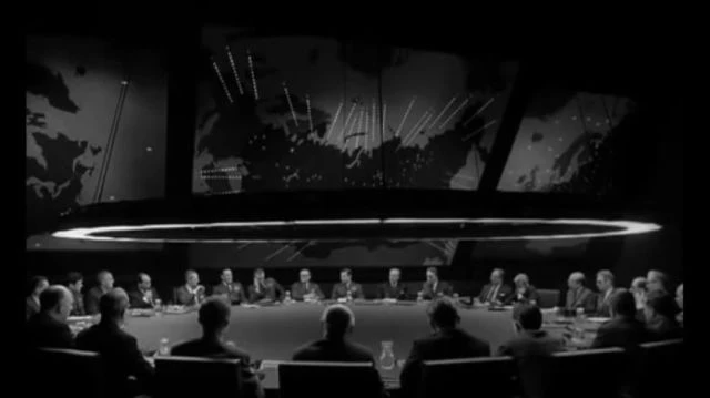 General Buck Turgidson has a plan! - Dr Strangelove - War Room Scene