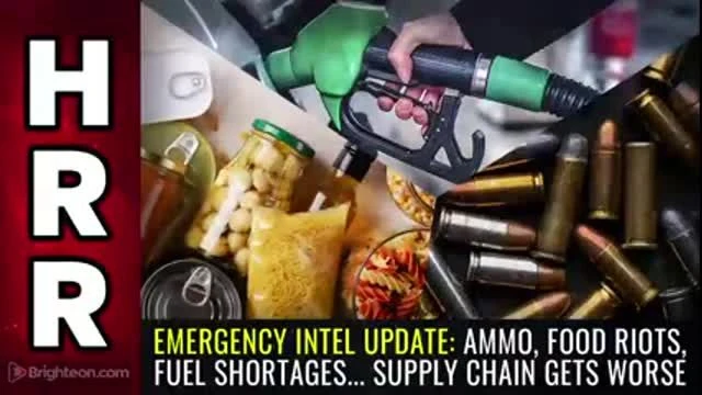 Emergency INTEL update: Ammo food riots fuel shortages supply chain gets WORSE