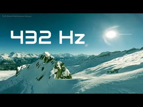 432 Hz Healing Music with Sub Bass Pulsation Relaxing Meditation Music for Stress Relief