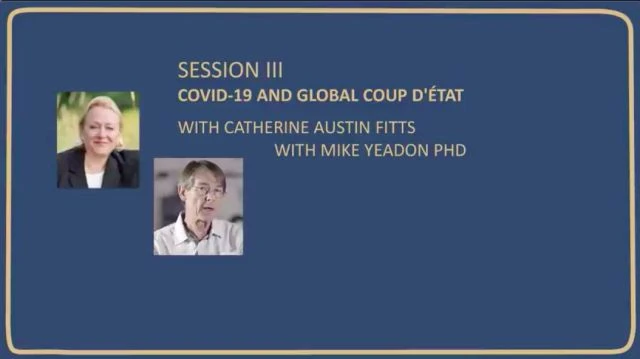 Dr Michael Yeadon  Catherine Austin Fitts: Session III C-19  Global Coup dtat - D4CE