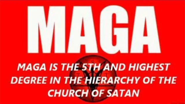 MAGA Is The 5th And Highest Degree In The Church Of Satan Hierarchy - The Plan Was Not For US