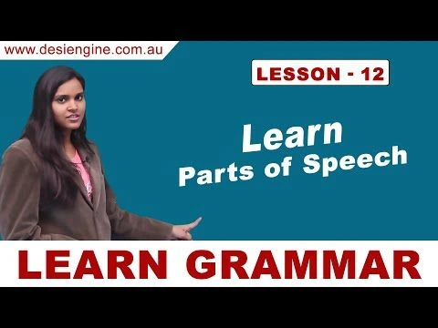 Lesson - 12 Learn Parts of Speech | Learn English Grammar | Desi Engine India