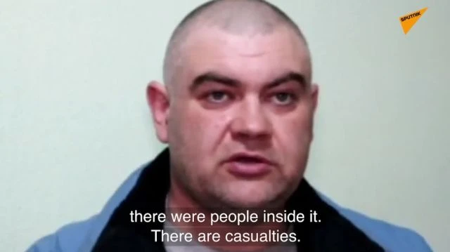 ⁣A former soldier of the Aidar neo-Nazi battalion ⁣