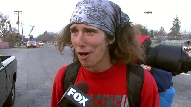 Full Interview - Kai The Homeless Hitchhiker With A Hatchet - KMPH FOX26 - Pt 1