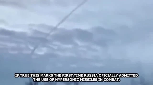 Russian Hypersonic Missile Filmed Hitting its Target in Ukraine