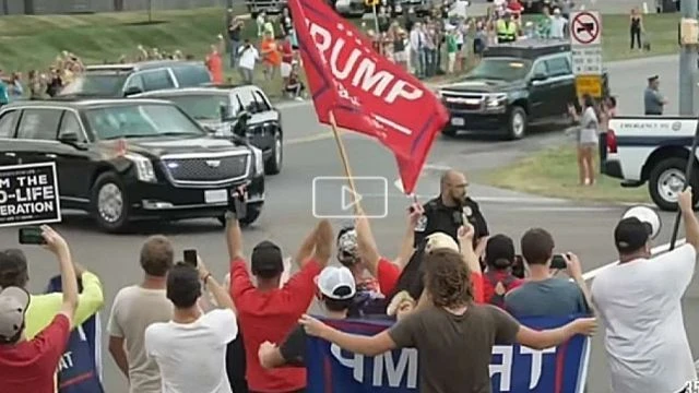 Joe Bidens motorcade jeered in Allentown during Pennsylvania visit