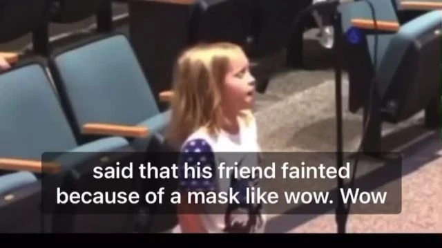 Little Girl Speaks Out on Medical Tyranny