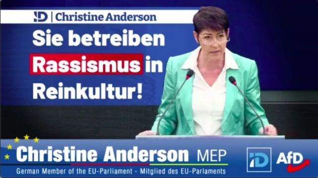 Christine Anderson MEP | Speaks Out Against Identity Politics & Prejudice Against Russians