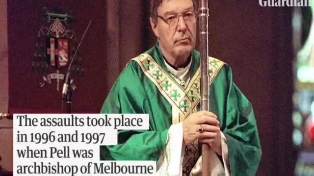 Cardinall Pell - Celibacy modelled on Jesus my arse