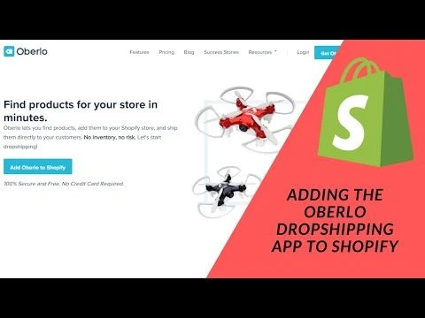 Shopify Tutorials: Adding The Oberlo Dropshipping App To Our Shopify Store