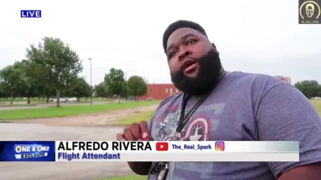 WATCH! Video! Alfredo Rivera flight attendant duct tapes a man to his seat for not wearing a mask