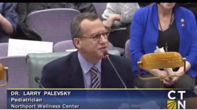 PEDIATRICIAN LARRY PALEVSKY EXPLAINS THE DANGERS OF VACCINES BEFORE STATE LEGISLATURE