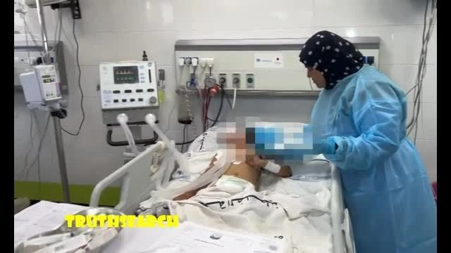 What did Gaza children do wrong that the hospitals are full?