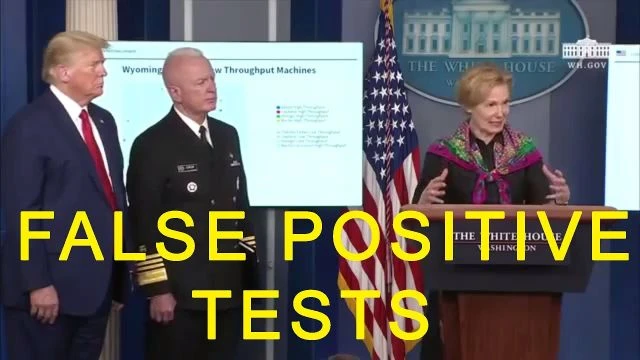 Dr Birx - HALF OF COVID POSITIVE TESTS ARE FALSE POSITIVES (and CDC now admits it)