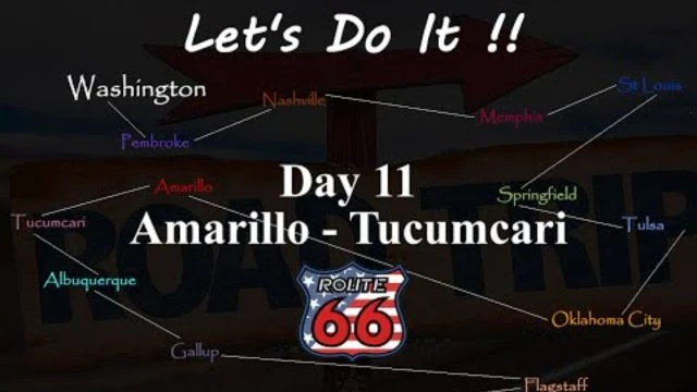 American Road Trip Route 66 Day 11 Amarillo to Tucumcari