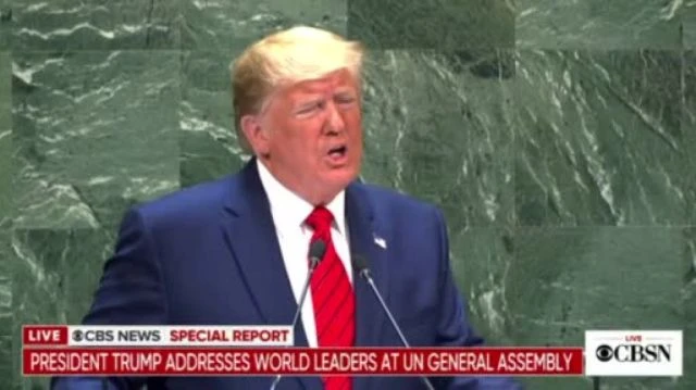 President Trump tells UN : “The future does not belong to globalists”