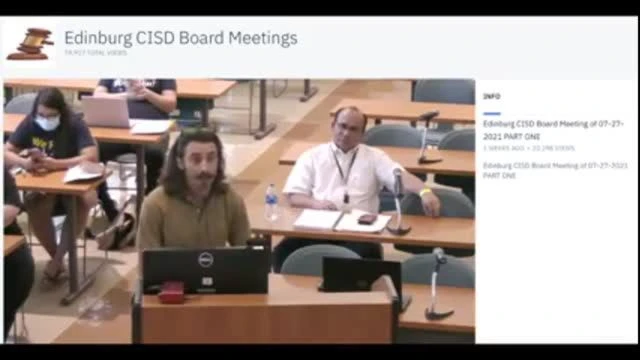 Covid-19 The Truth Miguel Escobar PA-C Edinburg CISD Board meeting 07 27 2021 Part one