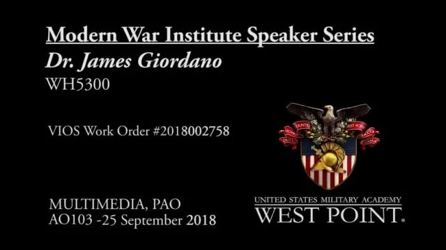 Neuroscientist Dr James Giordano - Neuro-Weapons - Directed Energy Weapons - Brain Implants