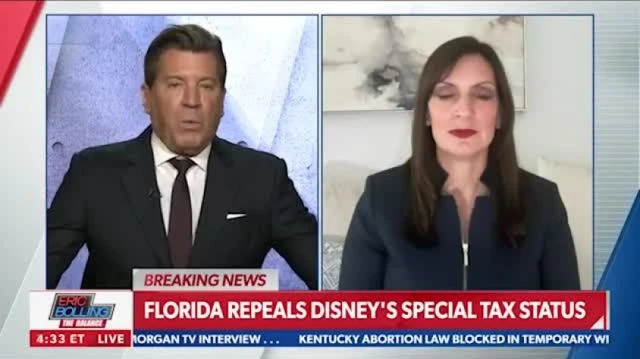 Florida Lt Governor accidentally reveals blackmail scheme against Disney on air