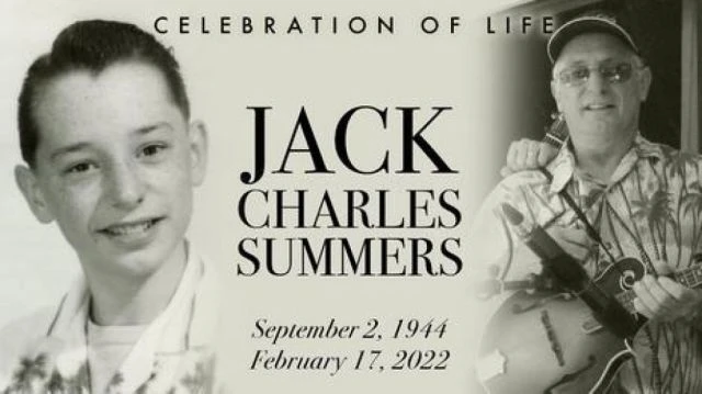 Celebration of Life - Jack Charles Summers