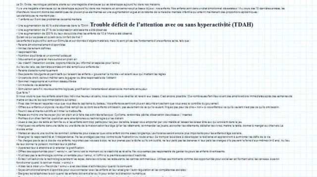 article concernant le mal être de nos enfants et comment y remédier au mieux