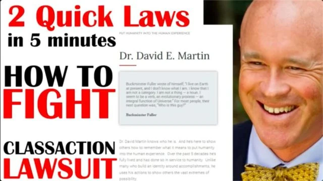 Dr David Martin | 5 Minutes 2 Laws - Get Up and Battle Easily