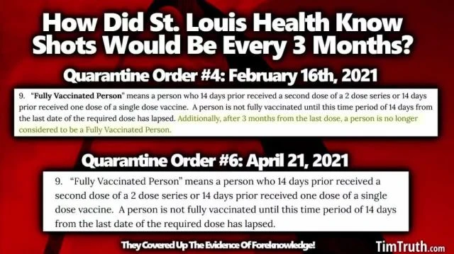 UK SAYS GENE THERAPY EVERY 3 MONTHS THEY ALREADY KNEW IT AT ST LOUIS ON FEBRUARY!!! - ALL PLANNED