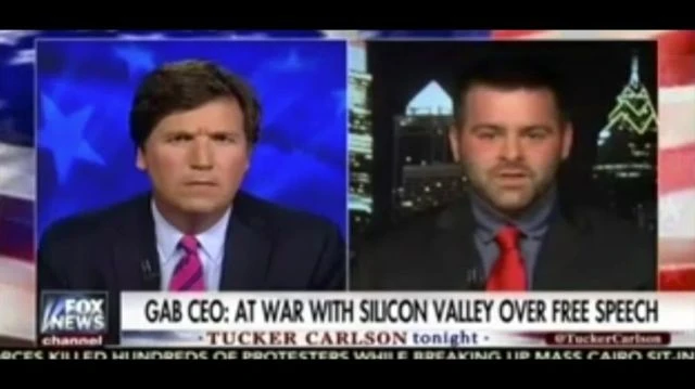 Tucker: gabcom is the alternative to BIG tech CENSORSHIP! - #RESIST