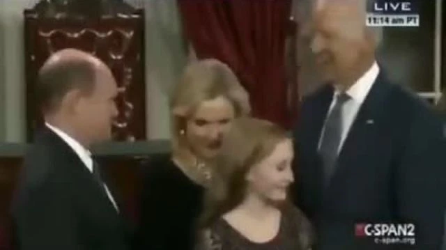 Biden inappropriately touching on kids and hard to say its fake when its on numerous videos