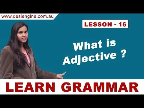 Lesson - 16 What is Adjective ? | Learn English Grammar | Desi Engine India