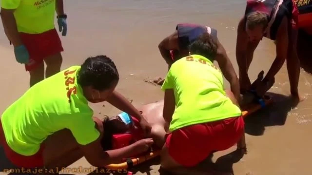 Deadly and retarded protocol by spanish beach rescue team