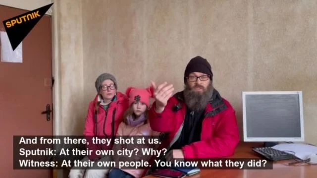 Ukrainian Family | They are being bombed by their own government