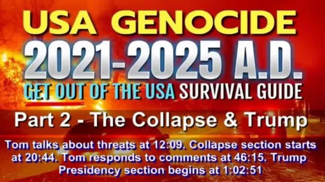 FRIENDS OF DAVID GOLDBERG:USA GENOCIDE 2021-2025 AD THE COLLAPSE & TRUMP - PART 2 - START @ 22