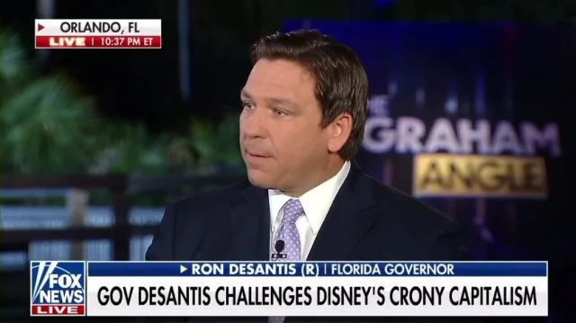 RON DESANTIS: I am not comfortable having one company with their own special privileges when that company has