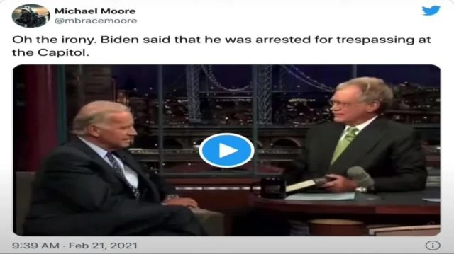 Biden arrested in capital Chamber 2007