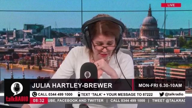 Julia Hartley-Brewer clashes with health secretary Matt Hancock