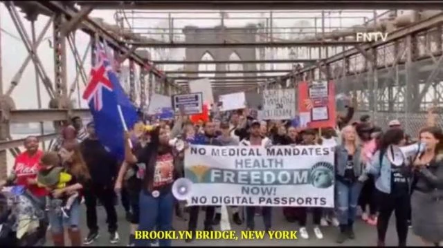 BLACK PEOPLE ARE LEADING THE ANTI VAXX PROTESTS IN NEW YORK CITY