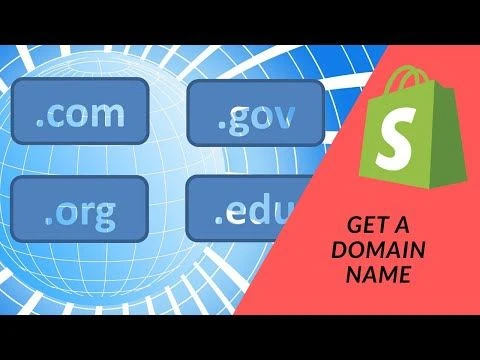 Shopify Tutorial  How To Start a Profitable eCommerce Store  Pt 9 Buying a domain name