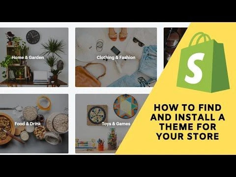 Shopify Tutorial:   How to find a theme for your store and choose a category that fits your business