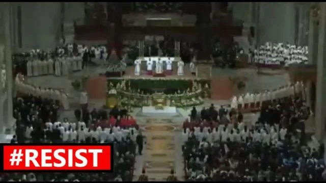 Pope Francis delivers a TOTALLY SATANIC MASS! - Watch! - #RESIST