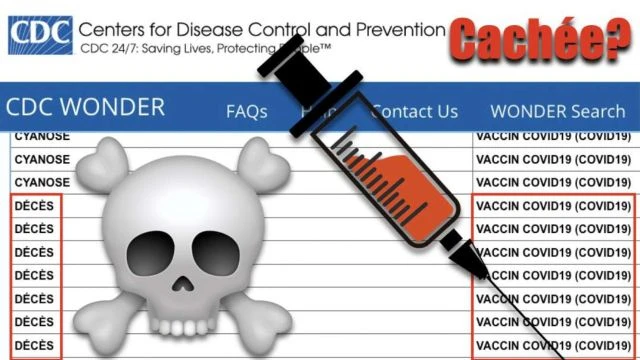 Liste cachée de Mortalité par vaccination CDC