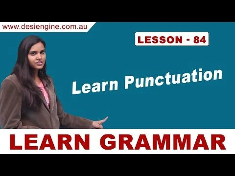 Lesson - 84 Learn Punctuation | Learn English Grammar | Desi Engine India