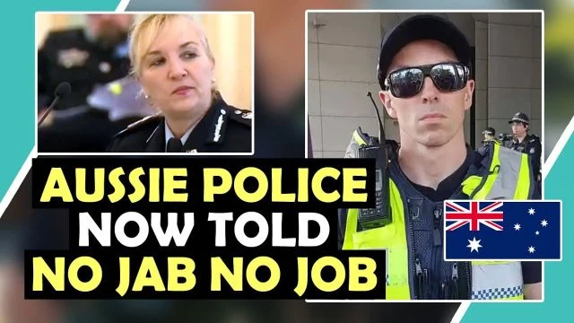 AUSSIE POLICE Now Told NO JAB NO JOB / Hugo Talks #lockdown